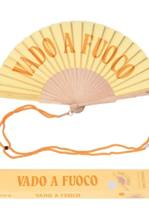 Spedizione Espresso Fisura Ventaglio Vado a Fuoco in Legno Giallo