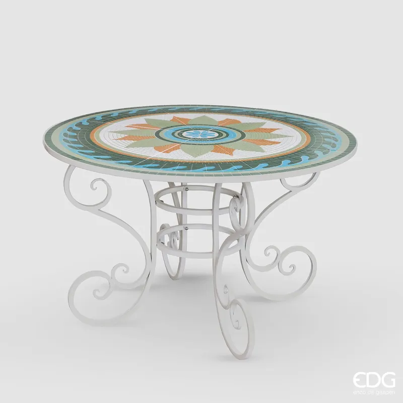 Novità EDG Enzo De Gasperi Tavolo da Esterno Onde D120 cm