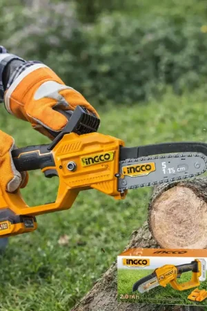Ultimissimo Modello Ingco Italia Elettrosega a Batteria 20V 2Ah