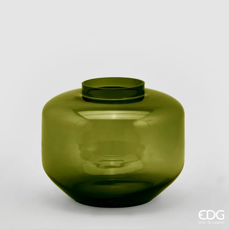 Offerta Limitata EDG Enzo De Gasperi Vaso Elegance H25 D32 cm Verde