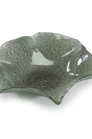 IVV Folies Centrotavola D41 cm in Vetro Verde Salvia Spedito Oggi
