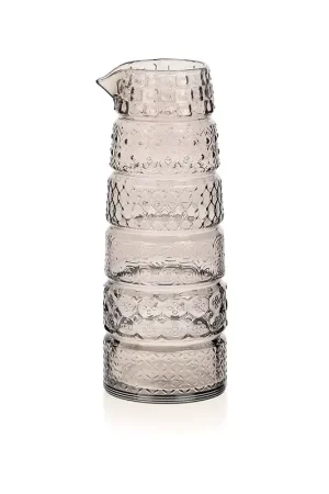 Reso Gratuito IVV Caraffa Sixties 1 Litro Grigio Tortora