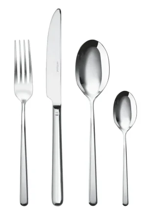 Sambonet Servizio Posate 24 pezzi Linear in Acciaio Inox Prezzo Ridotto