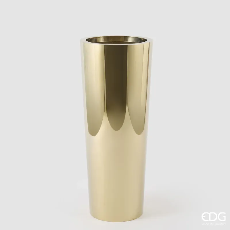 EDG Enzo De Gasperi Vaso Svasato in Acciaio H90xD36 cm Bestseller