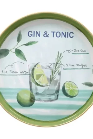 Andrea Fontebasso Vassoio Summer Time D38 cm in Polipropilene Gin & Tonic Quantità Limitata