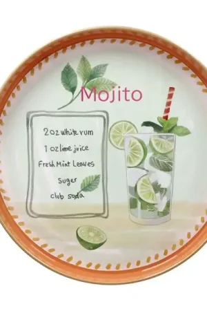 Offerta Lampo Andrea Fontebasso Vassoio Summer Time D38 cm in Polipropilene Mojito