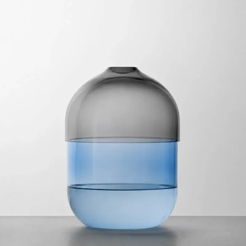 Ichendorf Milano Vaso Fio Grande Blu e Fumè Offerta Lampo