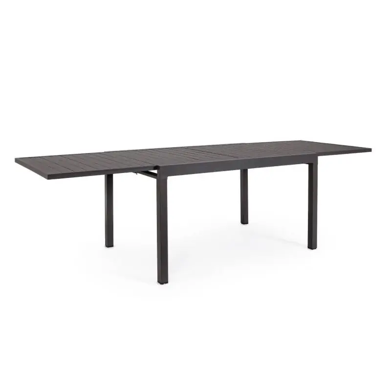 Andrea Bizzotto Tavolo Allungabile Pelagius Alluminio Antracite 135-270x90 cm Promo Stagionale