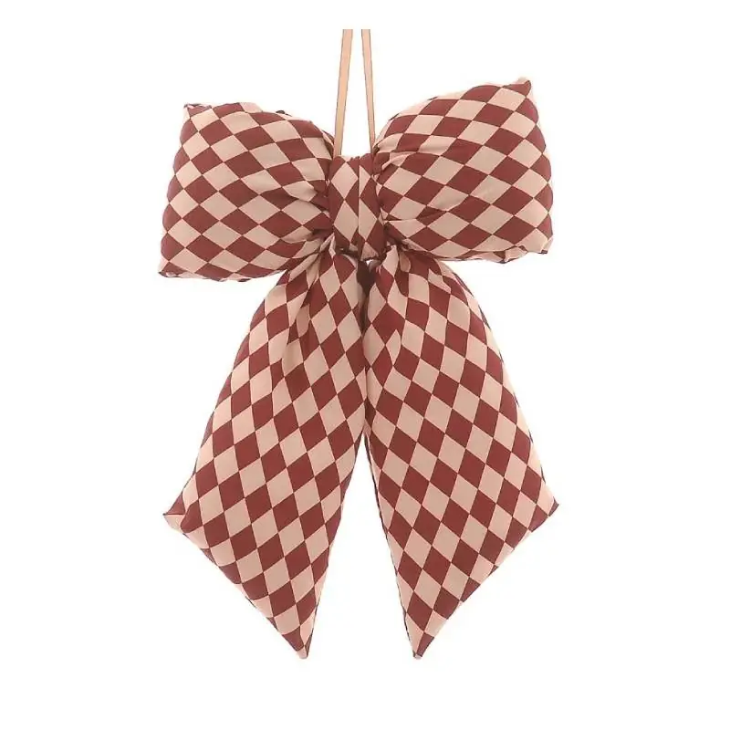 Vetur Decorazione Fiocco Velluto H48 cm Rosso Prezzo Ridotto