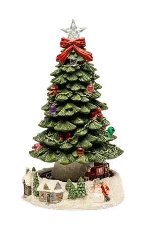 Di Tendenza Lamart Carillon Albero di Natale Movimento e Luci H30 cm