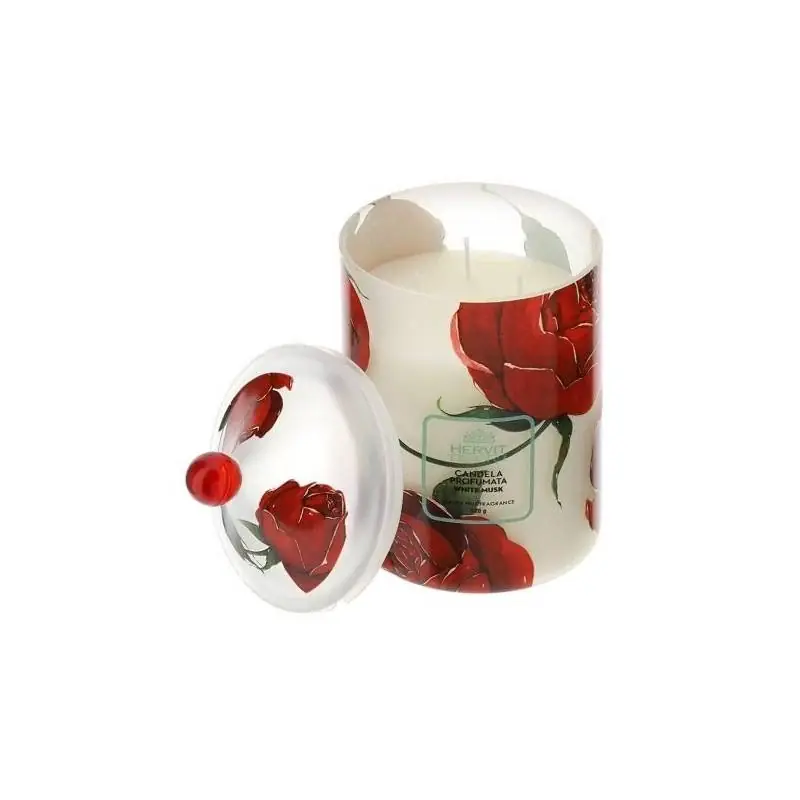Più Venduto Hervit Candela in Barattolo Rose Baccarat 520 gr