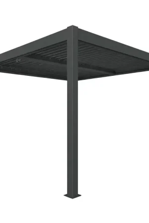 Xone Pergola Bioclimatica 3x4 Mt Autoportante in Alluminio Grigio Antracite Reso Gratuito