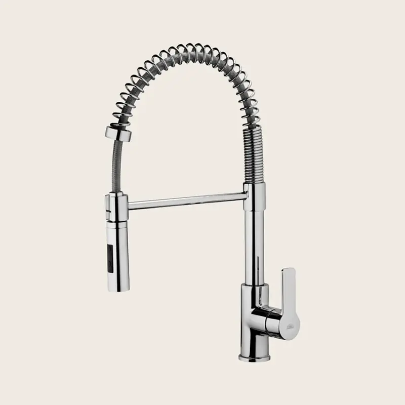 Consegna Rapida Paffoni Red rubinetto cucina canna orientabile 2 getti Cromo RED179