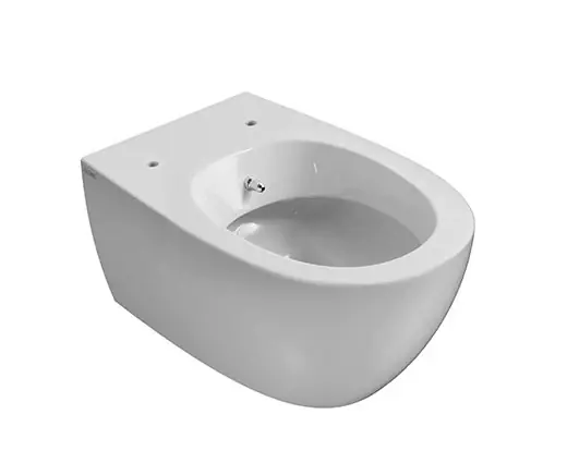 Vaso sospeso con erogatore bidet incluso in ceramica Bianco Lucido 4all MDB02 Globo Popolare