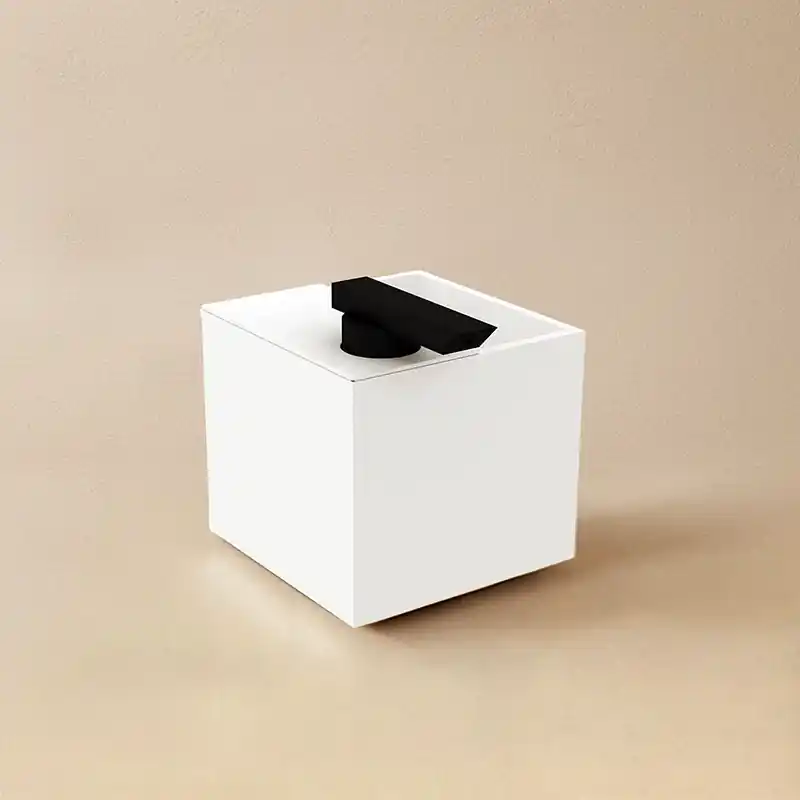 Offerta Limitata Dispenser portasapone con Portaspazzolini nero Satinato Bianco The Grid 2683604 Cosmic