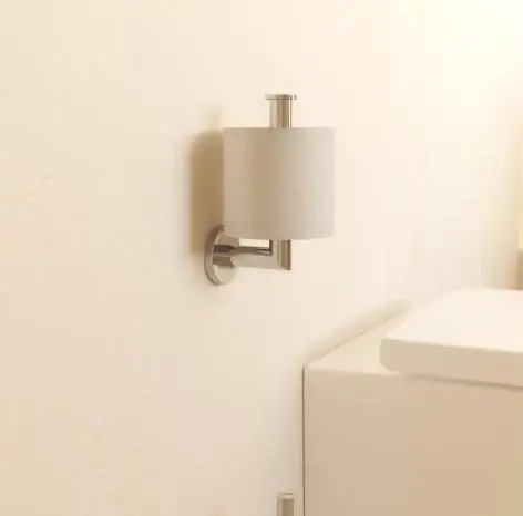 Portarotolo wc Verticale per fissaggio a muro o con adesivo smartfix Cromo Cosmic Architect 2050196D Cromo Nuova Collezione