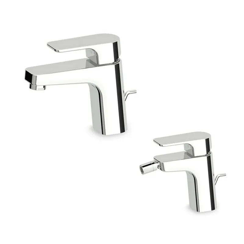 Offerta Zucchetti Wind Coppia Miscelatori Lavabo Bidet Cromo ZWN590 + ZWN347