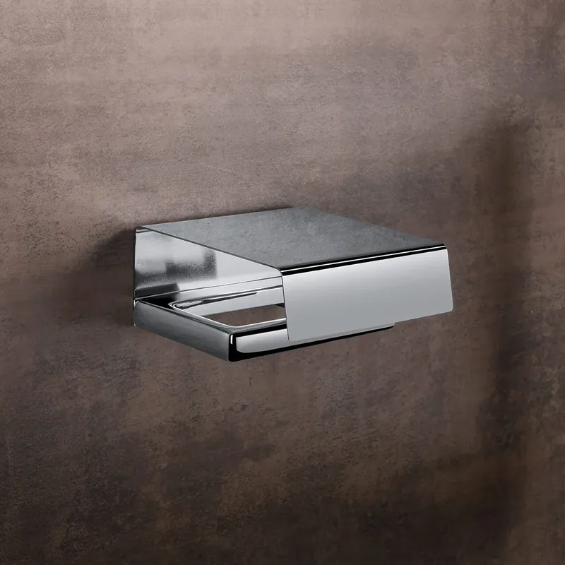 Colombo Lulu B6291 Porta Rotolo Coperto a muro in ottone Cromo Subito Disponibile