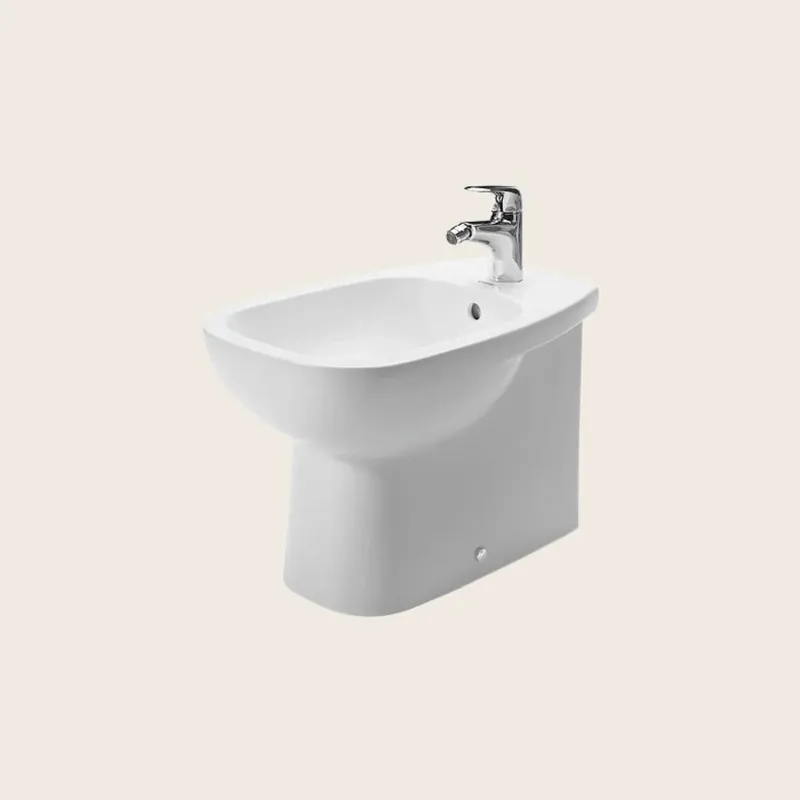Bidet filo muro Monoforo Con Troppo Pieno Bianco rubinetto non incluso D-code 22411000002 Duravit Promozione Esclusiva