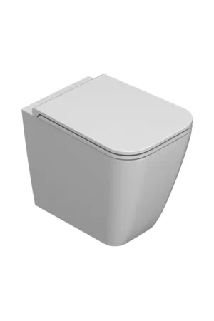 Scelto Dai Clienti Globo Stone Multi Wc filo parete Senza Brida a pavimento senza sedile in ceramica Bianco Lucido