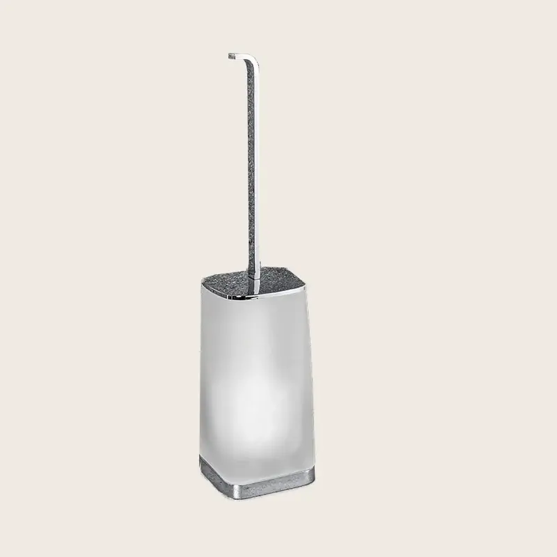 Colombo Time Portascopino a pavimento Vetro Acidato cromo w4206 Prezzo Ridotto