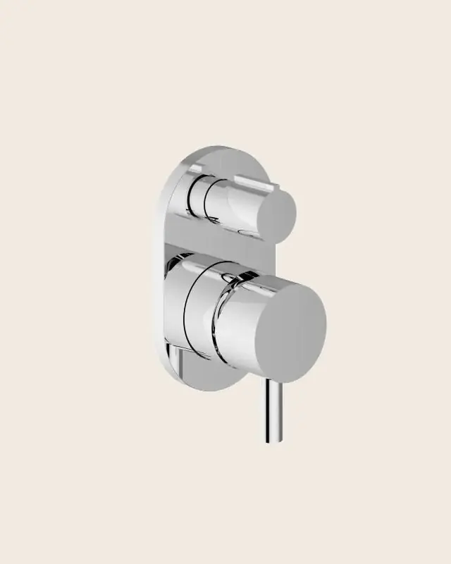 Jabil Miscelatore doccia 2 e 3 VIE a muro senza parte incasso cromo 73019 Nuovo Arrivo