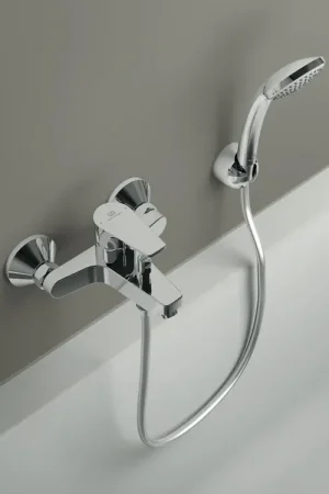 Bestseller Ideal Standard Cerafine Miscelatore monocomando esterno con supporto doccetta e flessibile 150 cm Cromo BC693AA
