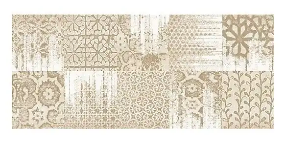 Direttamente Dal Produttore Rivestimento 26x60,5 decoro in pasta bianca fascia tebriz taupe Start 0081108 Naxos