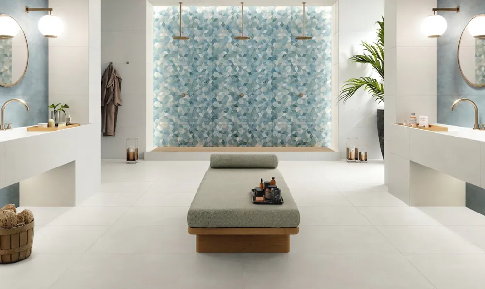 Di Tendenza Pavimento rivestimento 30x60 rettificato 7 mm in Gres fine porcellanato luni soft Pictura 0128075 Naxos