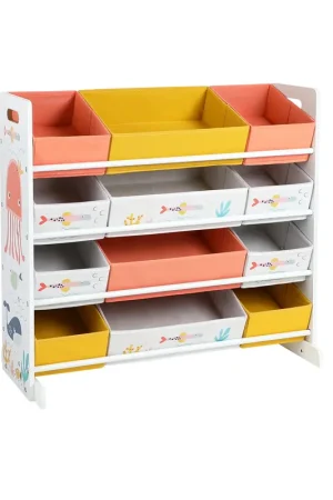 Offerta Del Giorno Scaffale per Giocattoli con 12 Contenitori