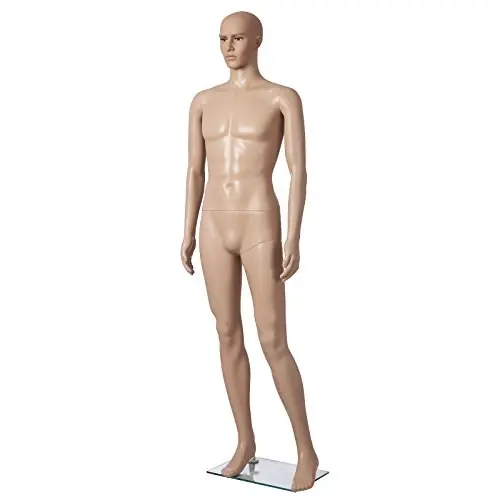 Reso Gratuito Manichino Uomo maschile mannequin in plastica durevole