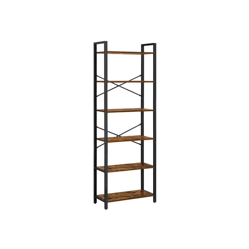 Scaffale Libreria Alta e Capiente con Struttura in Acciaio Prezzo Ridotto