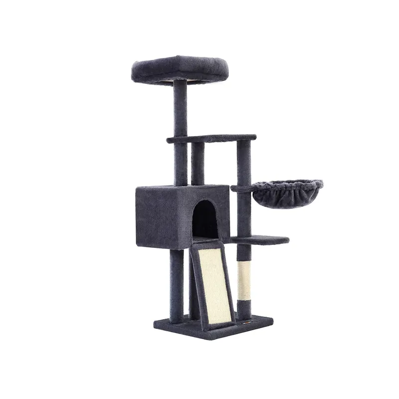 Albero per Gatti in Peluche a più Livelli con Copertura per Trespolo Lavabile Ultime Pezzi