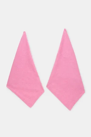 2 pack tovaglioli in cotone lavato Economico