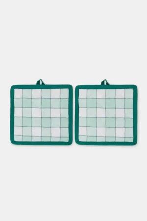 A Buon Prezzo 2 pack presine in cotone a quadretti