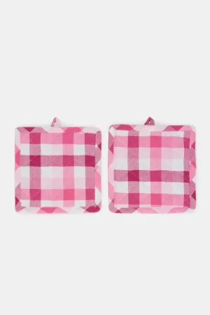 2 pack presine in cotone a quadretti Promozione