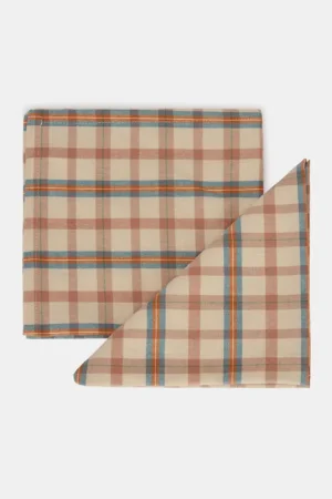 2 pack tovaglioli in cotone lavato a quadri Offerta Lampo