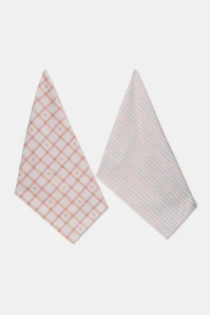 2 pack strofinacci in cotone jacquard Consegna Rapida