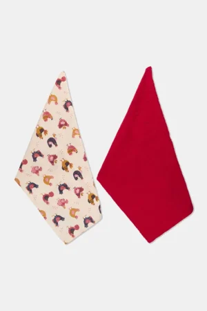 2 pack strofinacci in cotone con stampa galline Ultimissimo Modello