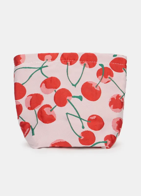 Pochette con motivo ciliegie Reso Gratuito