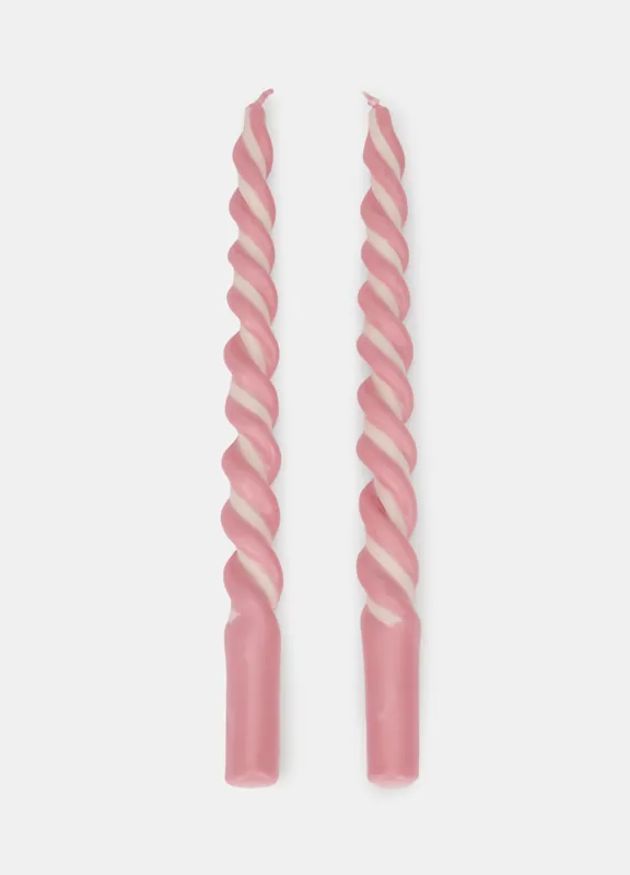 2 pack candele bicolore a torchon Offerta