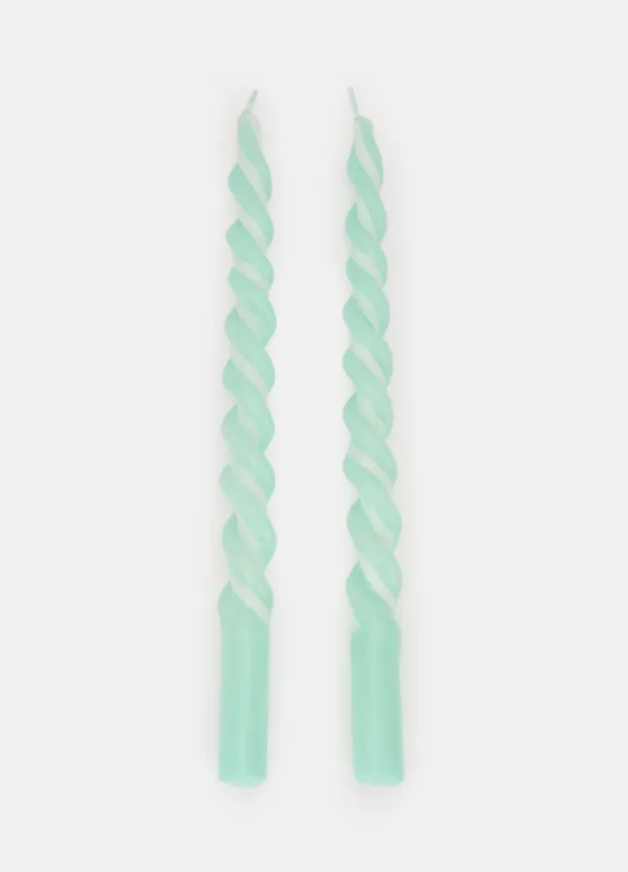 Ultime Pezzi 2 pack candele bicolore a torchon