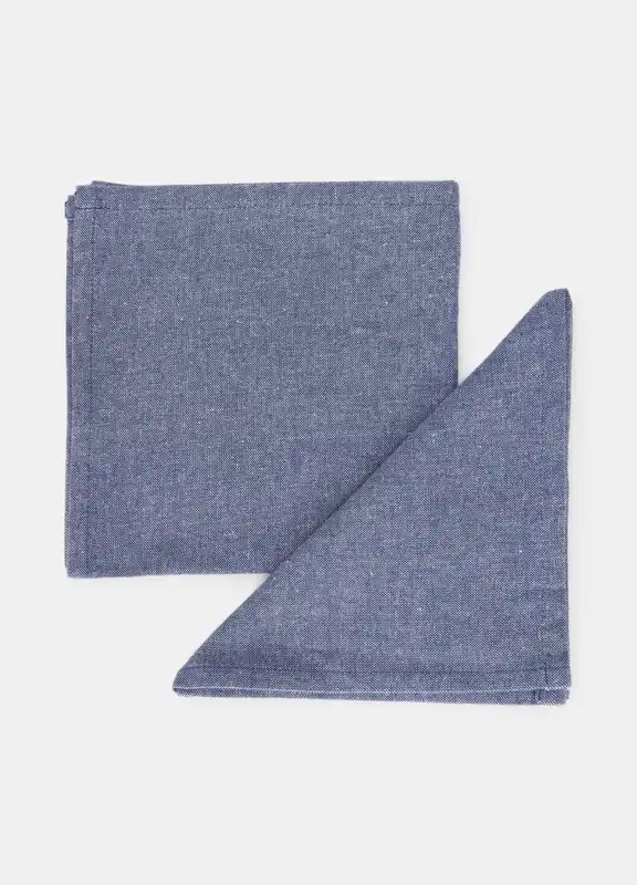 Soddisfatti O Rimborsati 2 pack tovaglioli in cotone mélange