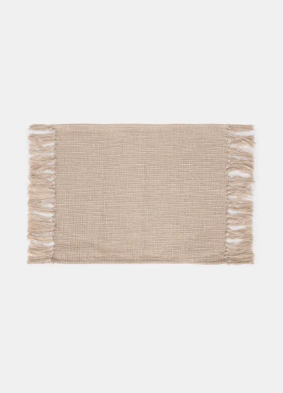 Offerta Limitata Tovaglietta in cotone con frange