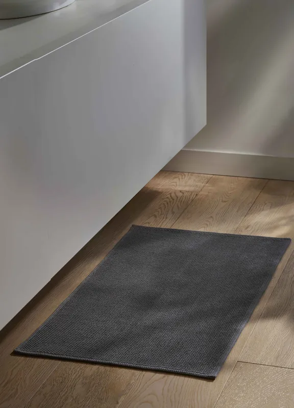 Tappetino bagno in cotone con motivo 3D Di Tendenza