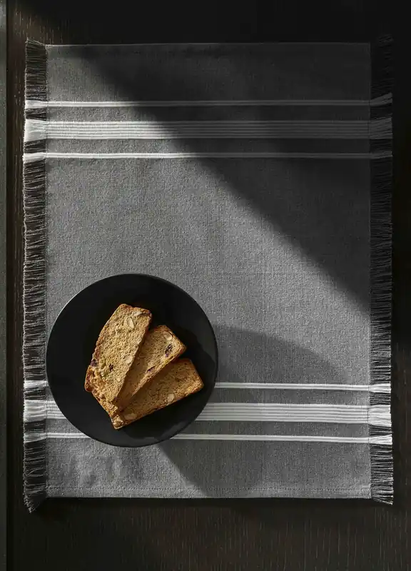 Tovaglietta americana in cotone con frange Di Tendenza